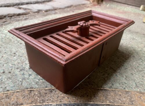 Original A. Simpson and Son wall vent, cast iron, 275 x 150 x 85mm