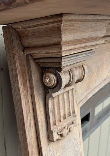 ON HOLD W6 Victorian Queensland cedar mantel - Image 3